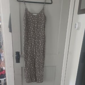 Arizona Jean Company Floral Dress with Pink Accents